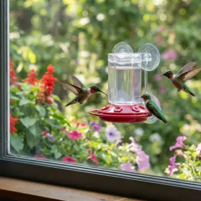 Window Hummingbird Feeders